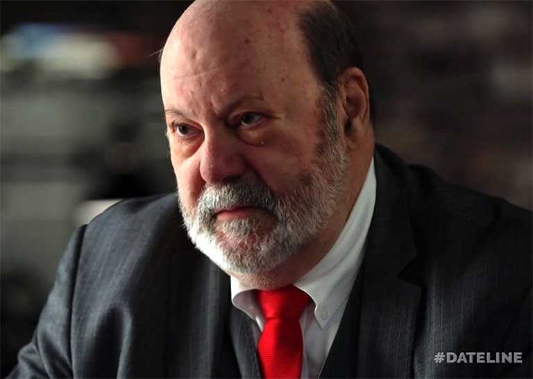 Jerry L. Steering with Lester Holt on