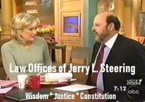 Jerry Steering with Diane Sawyer on GMA